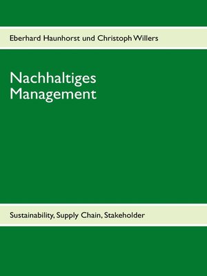 cover image of Nachhaltiges Management